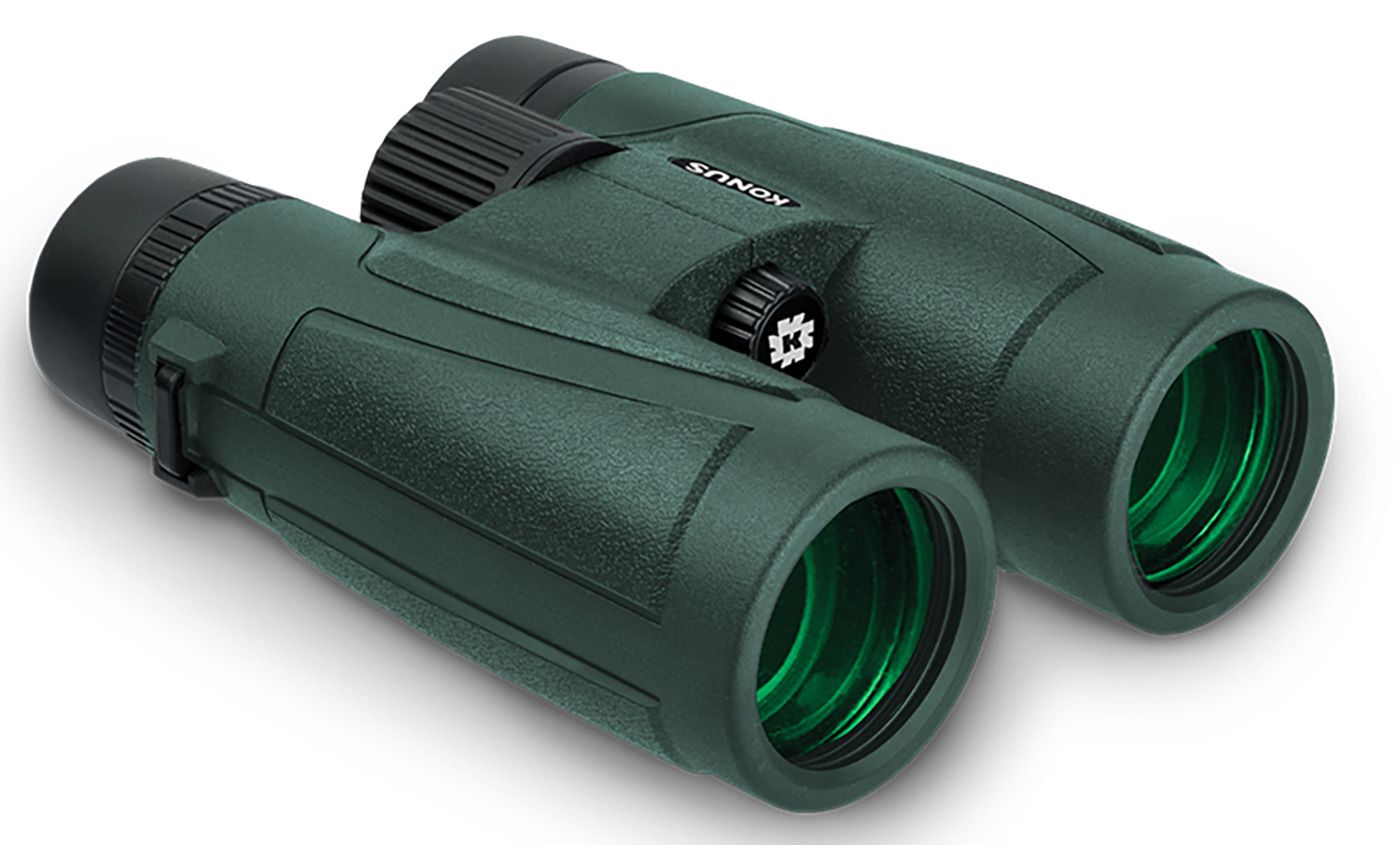 Konus 2273 Regent-HD  10×42 W.A. BaK-4 Roof Prism Center Focus Black Rubber Armor