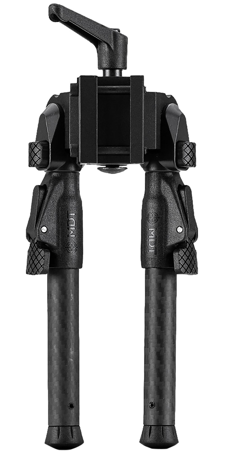 Mdt Sporting Goods Inc 105560BLK GRND-POD  Black Aluminum, 4.5″-9.0″, Spiked Feet, Fits Picatinny Rail