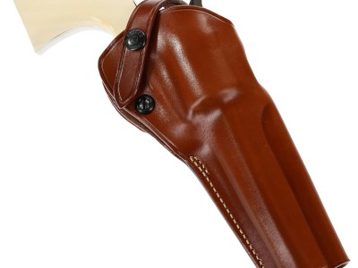 Galco SAO142 SAO  OWB Tan Leather Belt Slide Fits Ruger Blackhawk Fits Ruger Super Blackhawk Right Hand