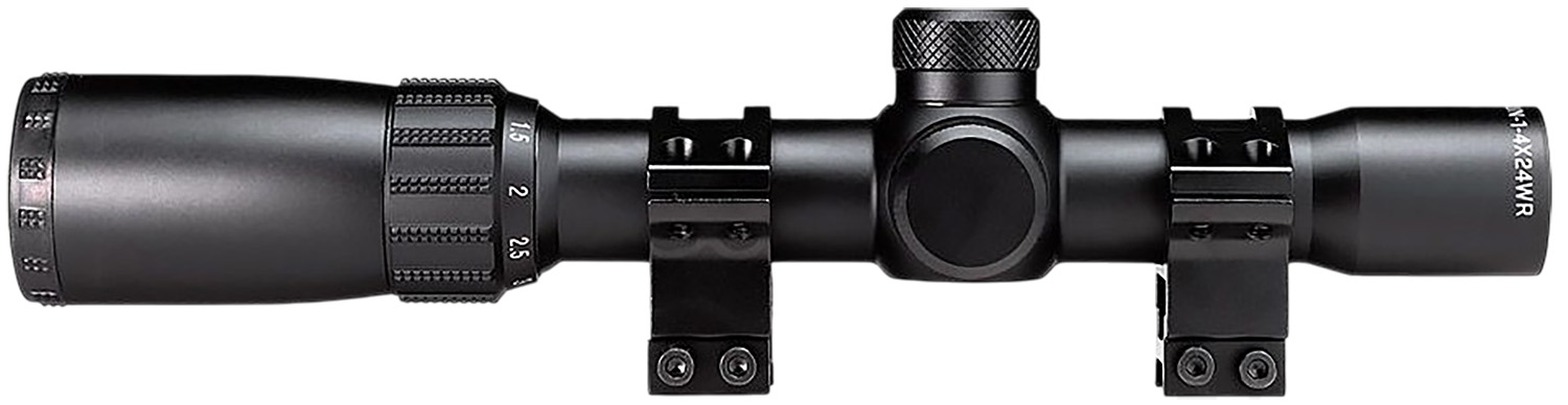 Sig Sauer Airguns AIRT4 Air T4  Black 1-4x 24mm 1″ Tube Mil-Dot Reticle