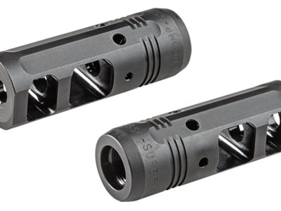 SureFire PROCOMP556 ProComp Muzzle Brake Black Nitride Steel with 1/2″-28 tpi Threads & 2.50″ OAL for 5.56x45mm NATO M16, M4