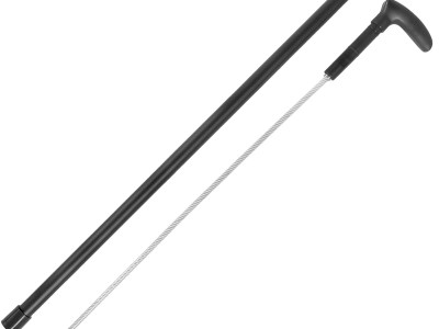 Cold Steel CSCN38CBL Cable Whip Cane Black Carbon w/Zinc Plating 32″ OAL