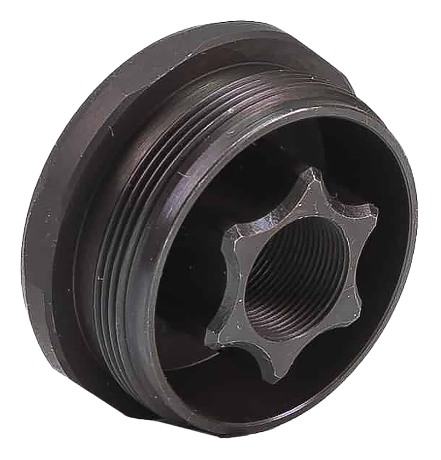 Jk Armament JK155HDM1236 HD Thread Mount Fits 1/2″x36 Stainless Steel Cerakote Black