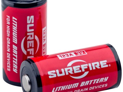 SureFire SF2SWBULK 123A Batteries  Red/Black 3.0 Volts 1,550 mAh (130/65 Pairs) Single Package Fishbowl