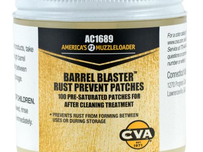CVA AC1689 Barrel Blaster PreLubed Patches Against Rust and Corrosion Jar