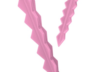 Targettack Llc  Targettack  Pink Polycarbonate Plastic 1″/3″ For Paper/Vinyl Targets 12 Pack *Variety