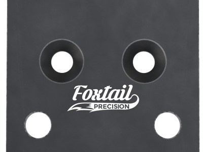 Foxtail Precision 100001 Red Dot Adapter Plate for Optics-Ready Pistol  Black Anodized CZ P10