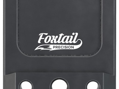 Foxtail Precision 100014 Rear Sight Dovetail Optic Adapter Plate for non MOS Glock  Black Anodized Glock Non MOS