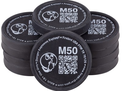 Firebird USA M50 Moderated  Moving Trajectory/Static Universal Firearm Low Noise 50mm/ 10 Pack