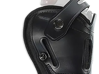 Galco SA845RB Switchback Strongside Crossdraw Belt Black Hybrid Leather-Synthetic Fits Arex Delta L Ambidextrous