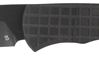 CobraTec Knives CTCLNHRBLK Cyclone Hidden Release 3″ Flip Open Plain Black TiCN D2 Steel Blade, 4″ Black Aluminum Handle