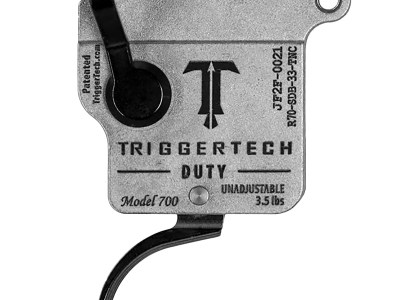 TriggerTech R70SDB33TNC Special  Black Single-Stage Curved Fits Remington 700 Right