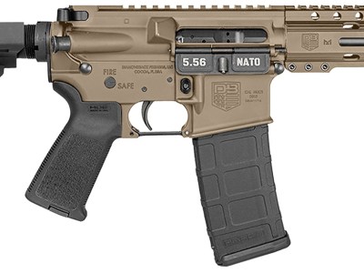 Diamondback DB1913K061 DB15  5.56 NATO 30+1 7″ Flat Dark Earth Cerakote Heavy Barrel 7075-T6 Aluminum Receiver 6″ M-LOK Handguard SBA3 Brace Magpul MOE Grip