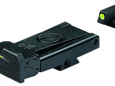 Kimber Mfg.,inc ML21210 1911 Adjustable Night Sight Set  Green/Tritium Black Outline Front Sight-Green/Tritium Bar Black Outline Rear Sight