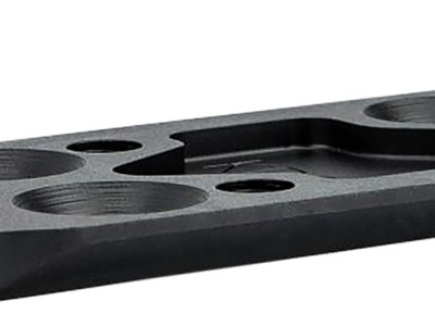 Kimber Mfg.,inc 4200423 KDS9C Dovetail Rear Sight Optic Plates Kit  Black/Blank Rear Sight