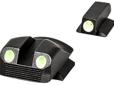 Kimber Mfg.,inc ML11229 Micro.380/Micro9 Sight Set  Green/Tritium Black Outline Front Sight-Green/Tritium Black Outline Rear Sight
