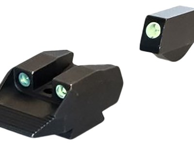 Kimber Mfg.,inc ML11231 K6S Night Sight Set  Green/Tritium Black Outline Front Sight-Green/Tritium Black Outline Rear Sight