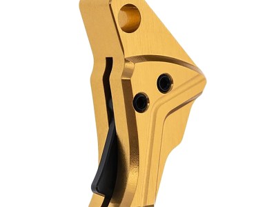 Tyrant CNC TDG43TRIGGOLDBLACK I.T.T.S Trigger/Shoe Gold Fits Glock 43/43x/48