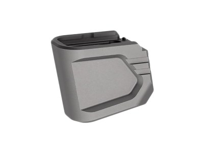 Tyrant CNC TDG48MAGEXG  Magazine Extension Fits Glock 43x/48 Gray Aerospace Grade Aluminum