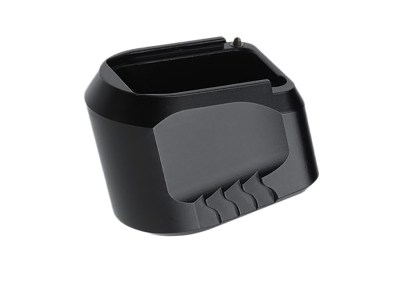 Tyrant CNC TDMPMAGEXFSBLK  Magazine Extension 9mm/40 S&W Fits S&W M&P Full-Size Black Aerospace Grade Aluminum