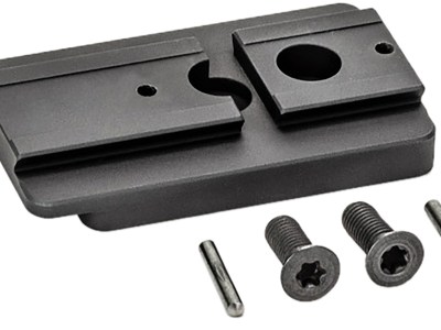 Griffin Armament GSMAACROFP Aimpoint Acro Plate Black Anodized Hardcoat 6061 T6 Aluminum