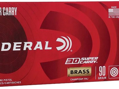 Federal C3090A Champion Training 30SuperCarry 90gr Full Metal Jacket 50 Per Box/20 Case