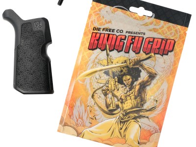 Die Free Co Llc KFGBLK Kung Fu Grip  Black Nylon Fits AR15/M4/AR10/SR25