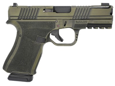 Black Rain Ordnance FLP9MMBGB   Compact Frame 9mm 15+1 4″ Stainless Steel Slide