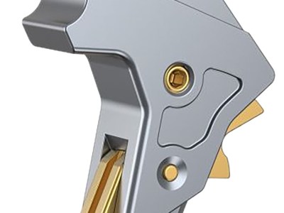 Tyrant CNC TDMPTRIGFSCGREY/GOLD   Gray Fits S&W M&P Full-Size & Compact