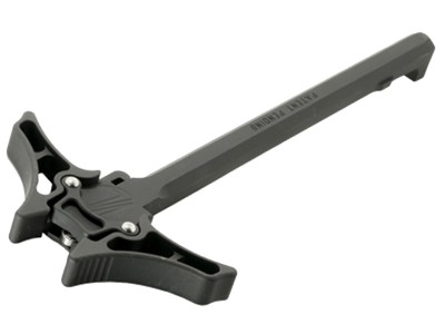 Timber Creek Outdoors AR10AMBICHBL Enforcer Charging Handle AR-10 Black Billet Aluminum Ambidextrous Hand