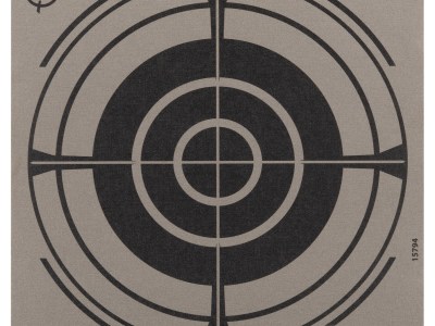 Allen 15794 Thermal Target  Bullseye Hanging Paper 8″ x 8″ Black/Gray