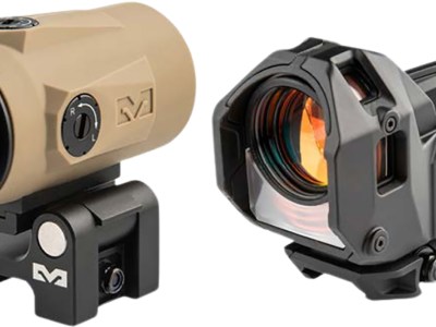 Meprolight USA 56225080 M22 Triangle w/MMX4 Magnifier Coyote Tan Black 4x24mm, Picatinny Rail Mount