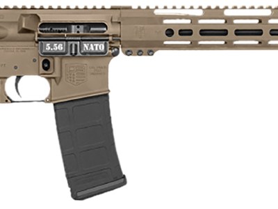 Diamondback DB1718K061 DB15 Carbon Series 5.56 NATO 30+1 16″ Black Nitride Threaded Barrel, Flat Dark Earth Cerakote Picatinny Rail Aluminum Receiver, Adjustable Black Synthetic Stock, Magpul MOE Grip