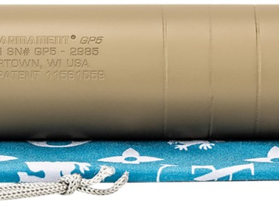 Griffin Armament GAGP5FDE-W GP5 Direct Thread Suppressor 5.56mm 1.50″ FDE 17-4 PH Stainless Steel 1/2″x28