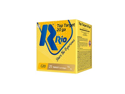 Rio Ammunition TT2075 Top Target  20Gauge 2.75″ 7/8oz 7.5Shot 25 Per Box/10 Case