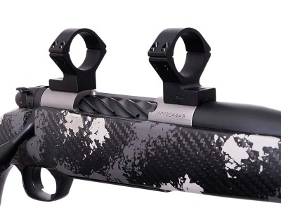 Weatherby W940705 Scope Mount/Ring Combo  Matte Black Alloy 1″ Tube Weatherby Mark V Medium Rings Magnum 9-Lug Action