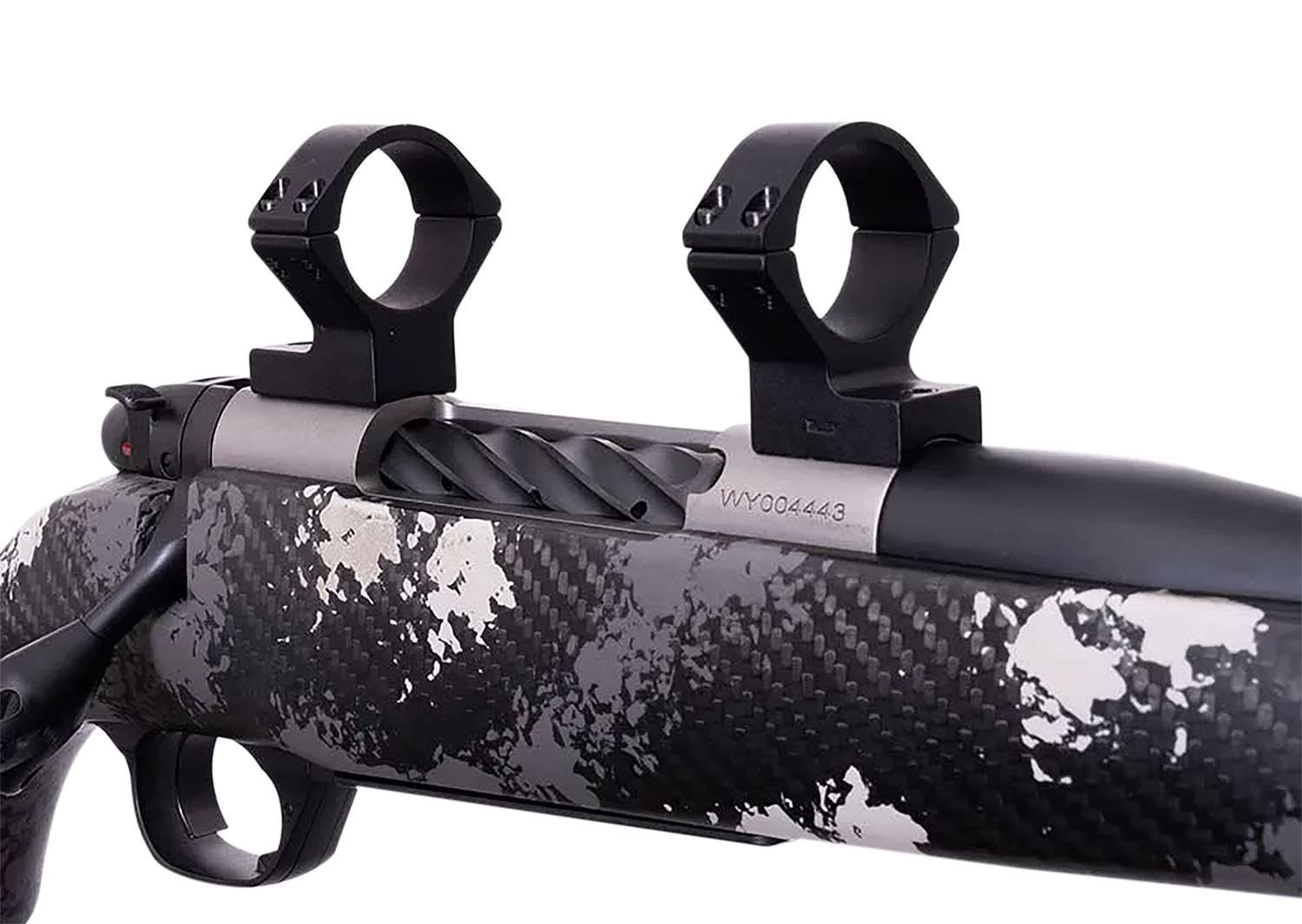 Weatherby W940705 Scope Mount/Ring Combo  Matte Black Alloy 1″ Tube Weatherby Mark V Medium Rings Magnum 9-Lug Action