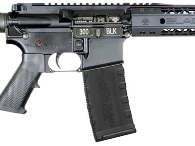 Black Rain Ordnance  Spec15  5.56 NATO 30+1 10.50″ Black Nitride Steel Barrel, 10″ M-LOK Handguard, Black Anodized Aluminum Picatinny Rail Receiver, Tactical SBA3 Brace, Black G.I. Grip