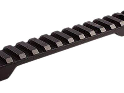 Talley PL0258763 Picatinny Rail  Black Hardcoat Anodized Aluminum Fierce Edge/Fury Long Action 0 MOA