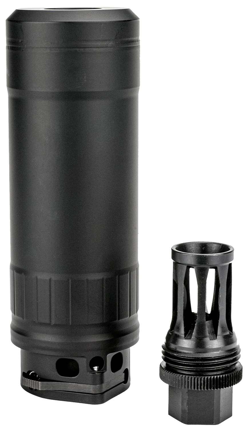 Kgm Suppressors RS-R556A1-QD-BLK R556A1  6mm/5.56 NATO Black Nickel Alloy/Stainless Steel 1/2″x28