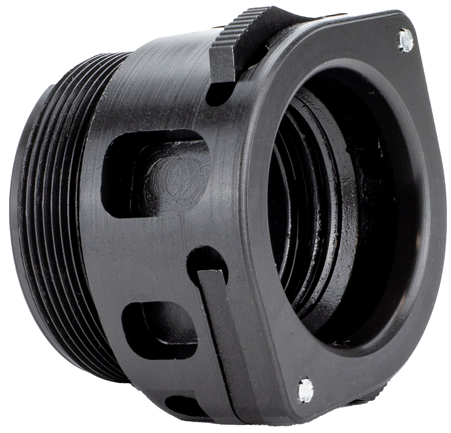 Kgm Suppressors A-QDA-DL  QD Adapter Fits 1.375″x24 Steel Nitride Black
