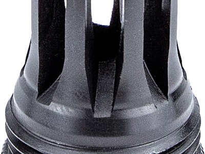 Kgm Suppressors A-QD-FH-S-1 Quick Detach Flash Hider Black Nitride Steel 1/2″x28 Threads