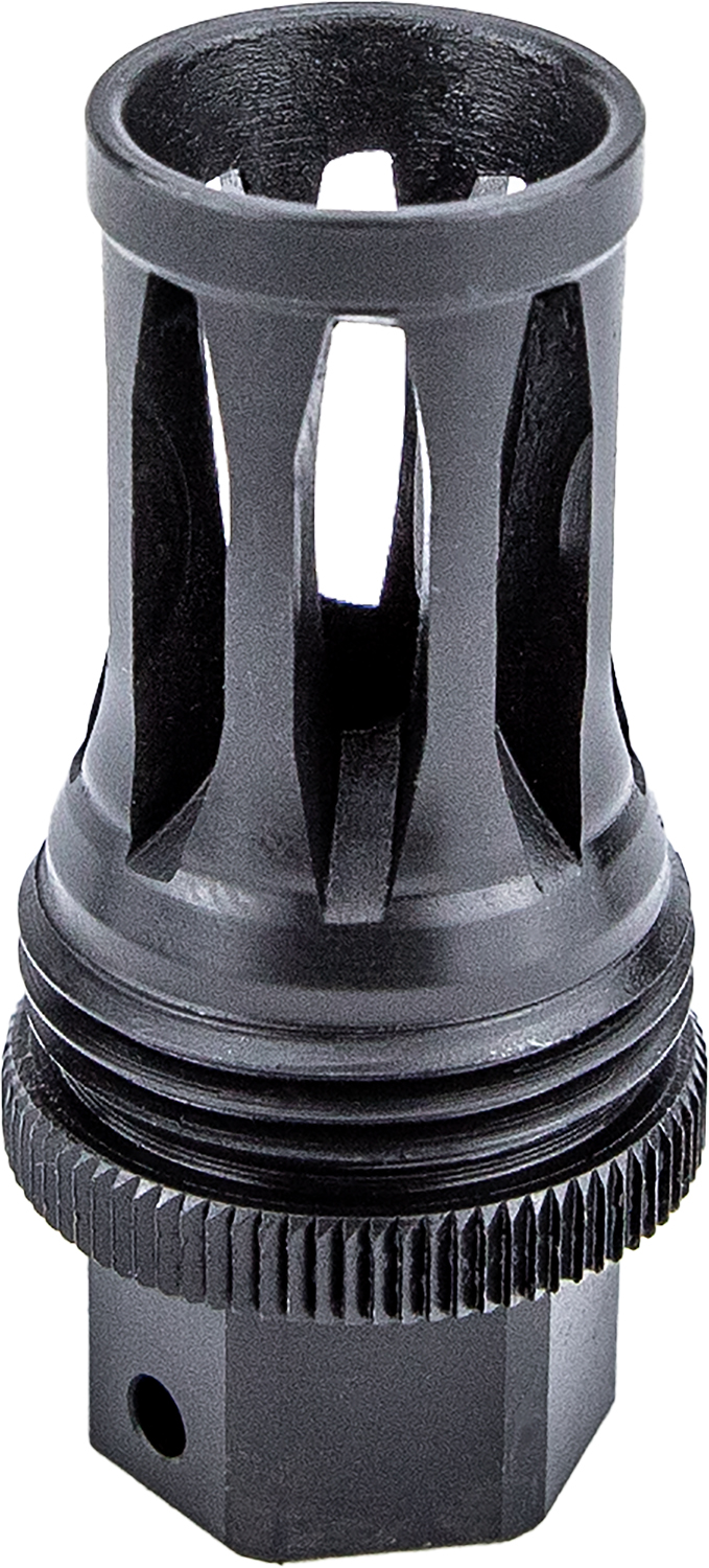 Kgm Suppressors A-QD-FH-S-1 Quick Detach Flash Hider Black Nitride Steel 1/2″x28 Threads