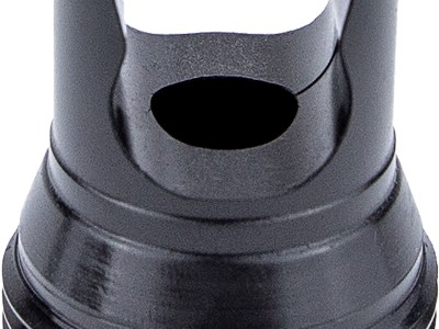 Kgm Suppressors A-TMB50-S-4 R50T Taper Muzzle Brake Black Nitride Steel M25x1.5 Threads