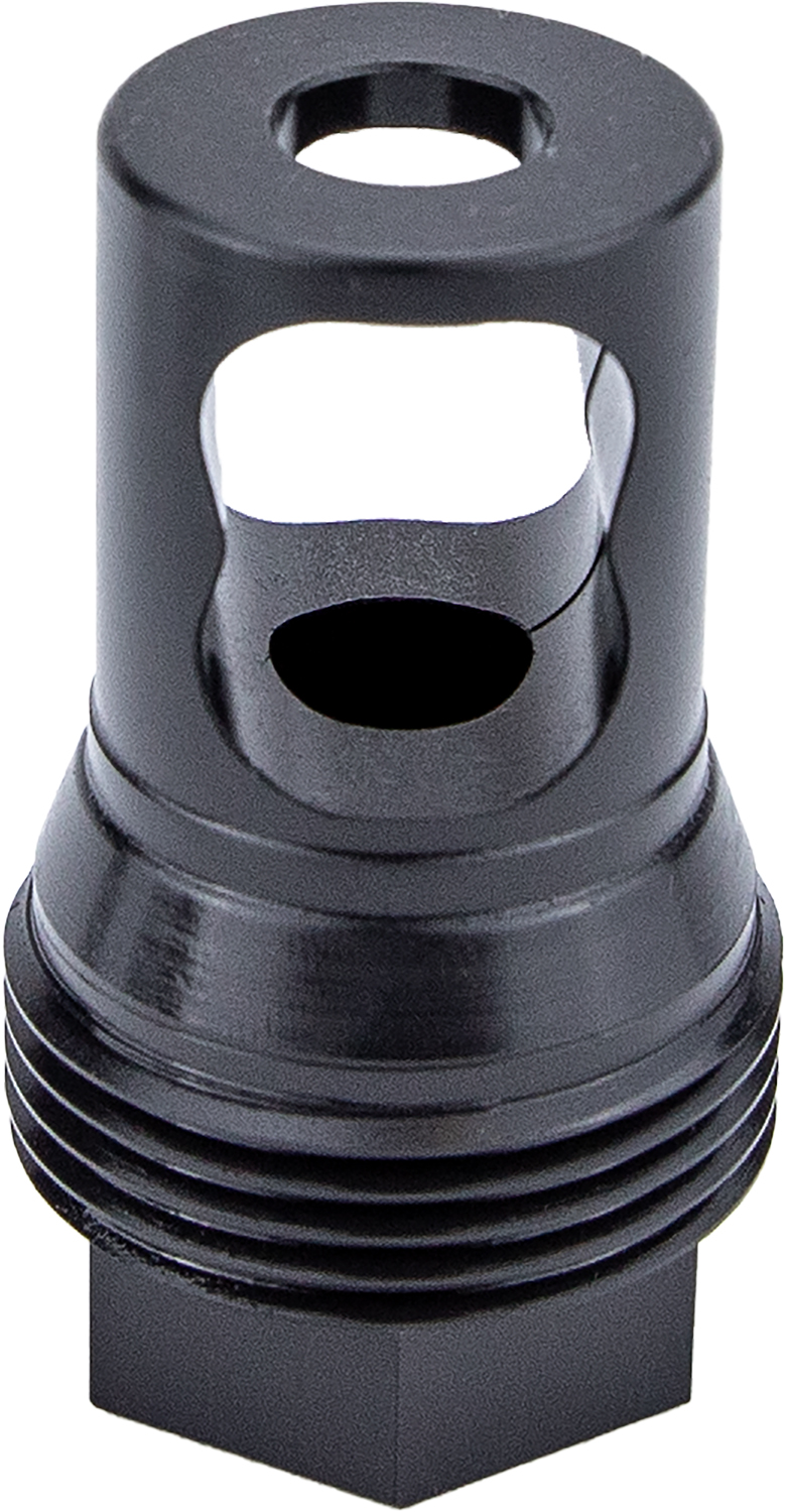 Kgm Suppressors A-TMB50-S-4 R50T Taper Muzzle Brake Black Nitride Steel M25x1.5 Threads
