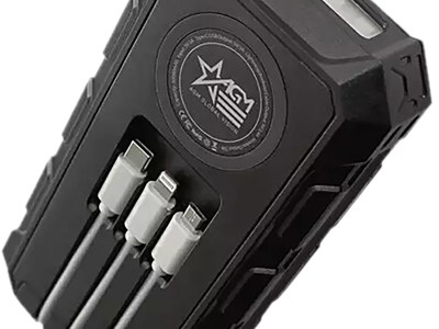 AGM Global Vision 6628XPB31 Solar Power Bank  Black 5V