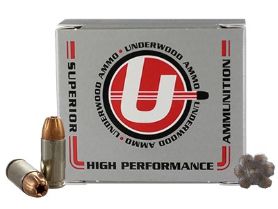 Underwood Ammo 114 XTP  9mmLuger 124gr Jacketed Hollow Point 20 Per Box/10 Case