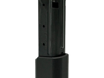 Shield Arms S15ME10INSBLK   Extended 10rd Compatible w/ Shield Arms S15 Magazine Black Aluminum