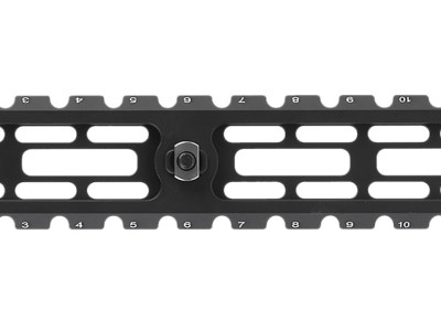 Leapers TLUMA03 ARCA Rail 6 Slot M-LOK  Matte Black Anodized Aluminum 9.40″ Long M-LOK Mount