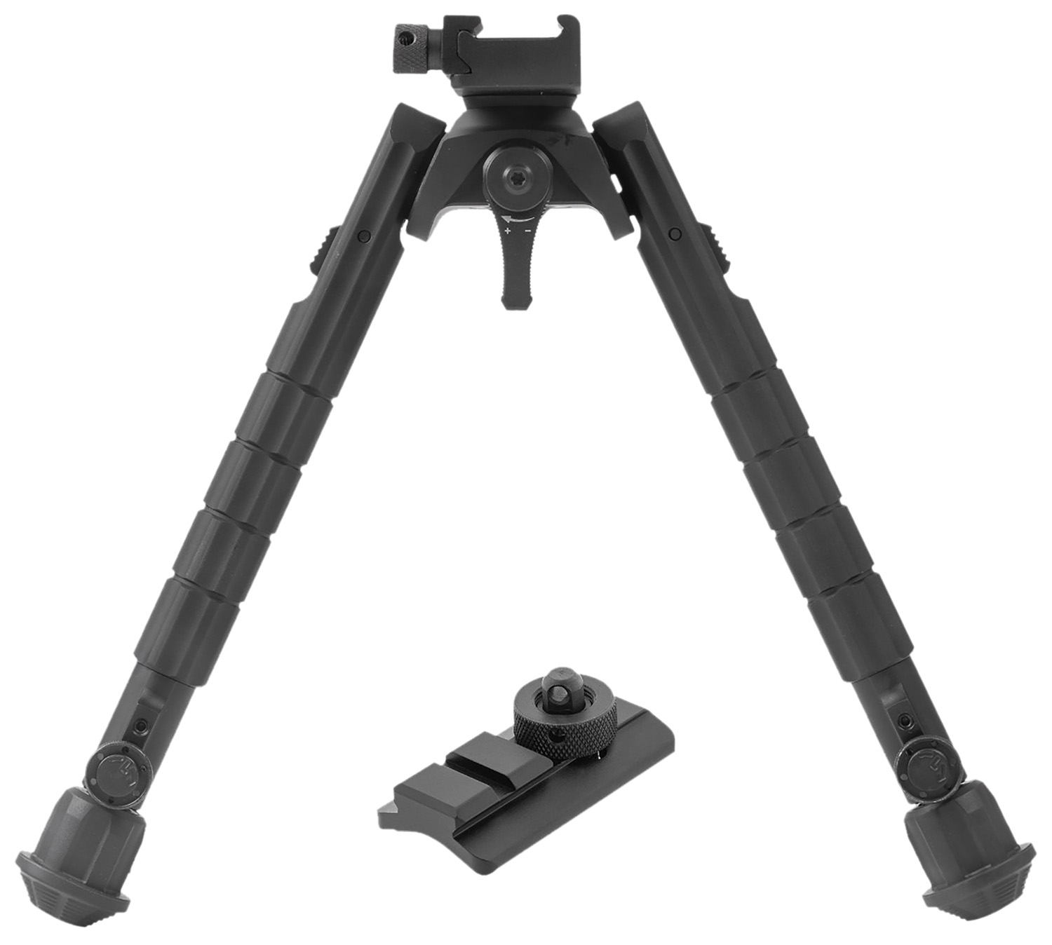 Leapers TLBP03B   Bipod Black Anodized 8-12″ Aluminum